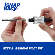Image of Lenox SNAP-BACK 3/8 In. Hex Shank Quick Change Hole Saw Arbor Fits 9/16 In. to 1-3/16 In. Hole Saws
