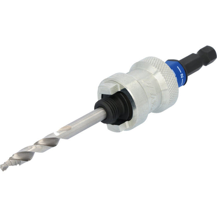 Image of Lenox SNAP-BACK 3/8 In. Hex Shank Quick Change Hole Saw Arbor Fits 9/16 In. to 1-3/16 In. Hole Saws