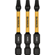Image of DEWALT FlexTorq 2 In. T20 TORX Impact Screwdriver Bit (3-Pack)