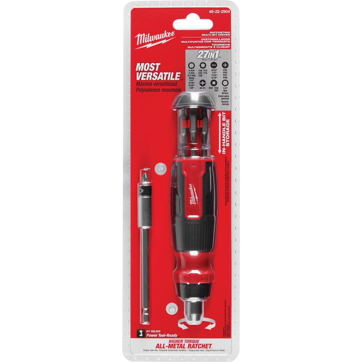 Image of Milwaukee 27-in-1 Multi-Bit Ratcheting Screwdriver