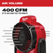Image of Milwaukee M12 Lithium-Ion Mounting Cordless Jobsite Fan (Tool Only)