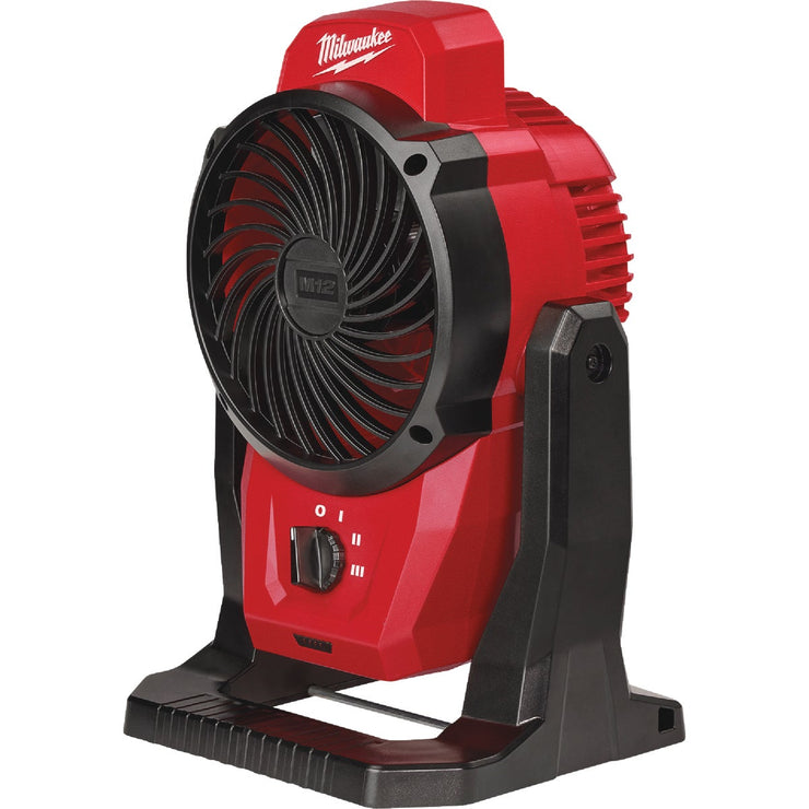 Image of Milwaukee M12 Lithium-Ion Mounting Cordless Jobsite Fan (Tool Only)