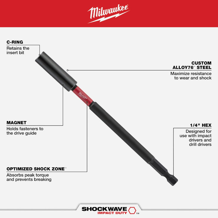 Image of Milwaukee 14-In-1 Multi-Bit Screwdriver with SHOCKWAVE Impact Duty Bits