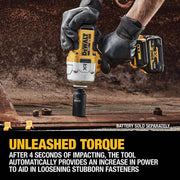 Image of DEWALT 20V MAX XR Brushless 1/2 In. High Torque Cordless Impact Wrench with Hog Ring Anvil (Tool Only)