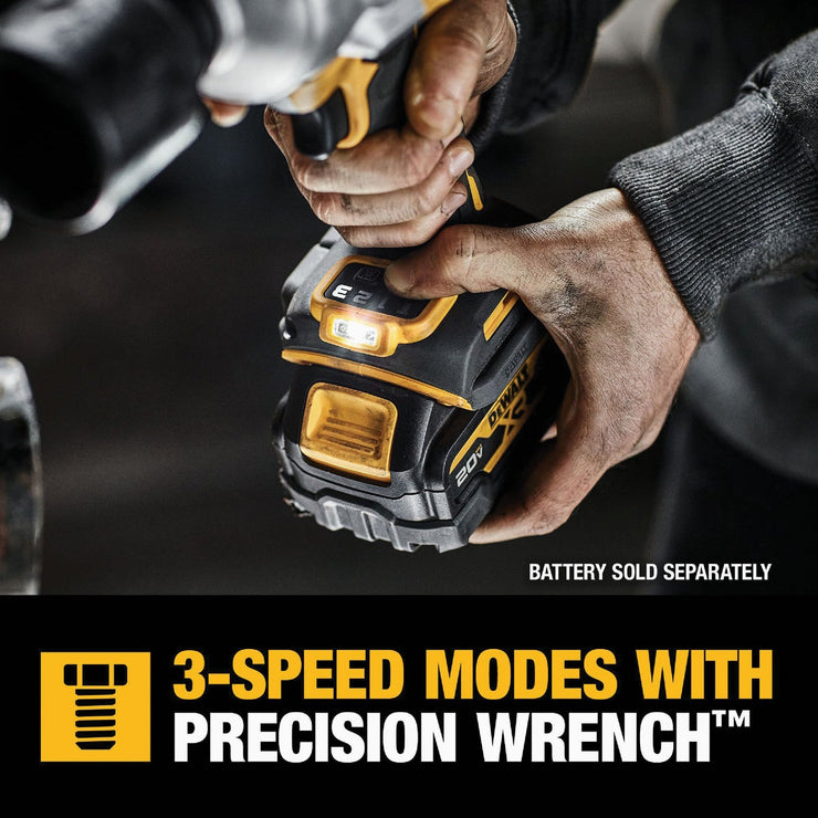 Image of DEWALT 20V MAX XR Brushless 1/2 In. High Torque Cordless Impact Wrench with Hog Ring Anvil (Tool Only)