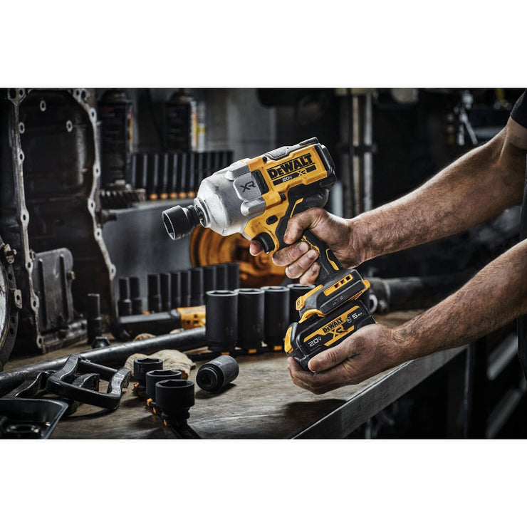 Image of DEWALT 20V MAX XR Brushless 1/2 In. High Torque Cordless Impact Wrench with Hog Ring Anvil (Tool Only)