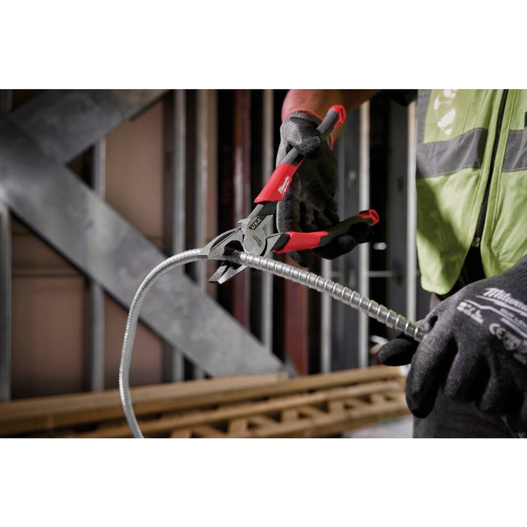 Image of Milwaukee 9 In. Comfort Grip Linesman Pliers