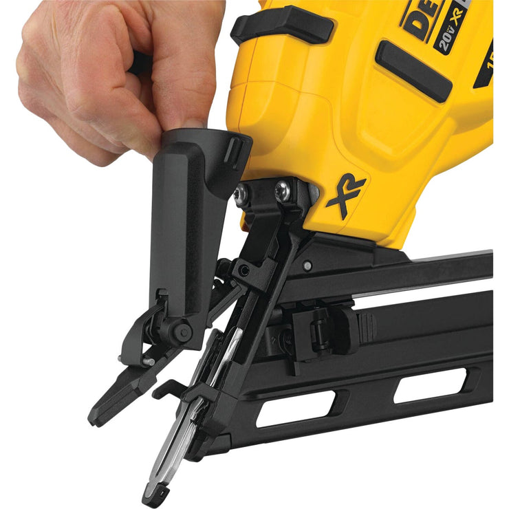 Image of DEWALT 20V MAX XR Brushless 15-Gauge 2-1/2 In. Angled Cordless Finish Nailer (Tool Only)