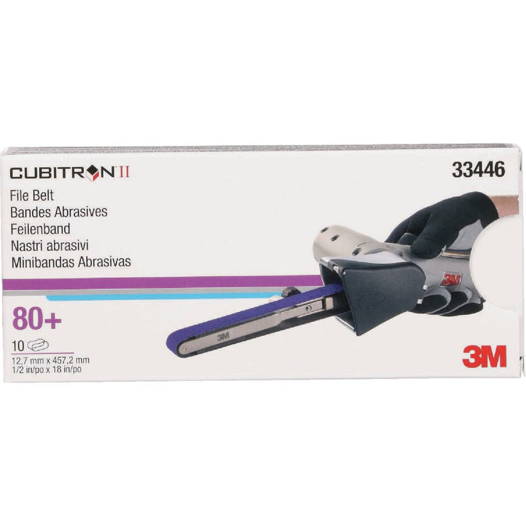 Image of 3M Cubitron II 1/2 In. x 18 In. 60 Grit Band File Belt