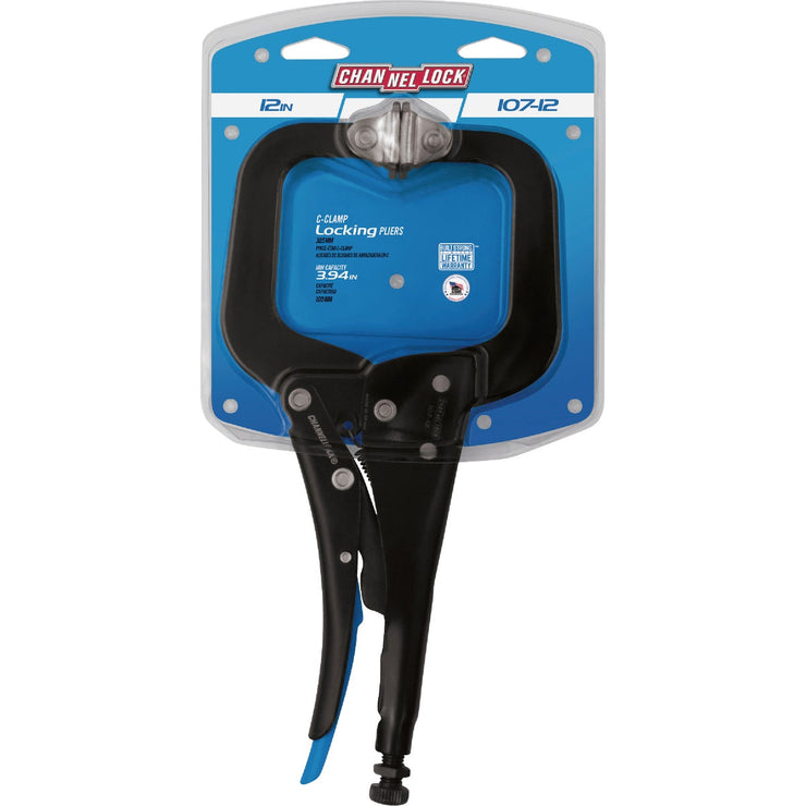 Image of Channellock 12 In. C-Clamp Locking Pliers with Swivel Pads