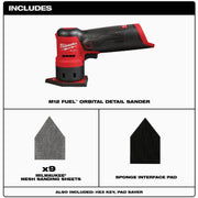 Image of Milwaukee M12 FUEL Brushless Cordless Orbital Detail Sander (Tool Only)