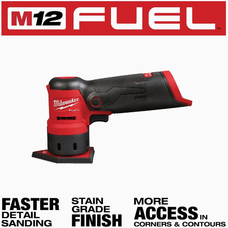 Image of Milwaukee M12 FUEL Brushless Cordless Orbital Detail Sander (Tool Only)
