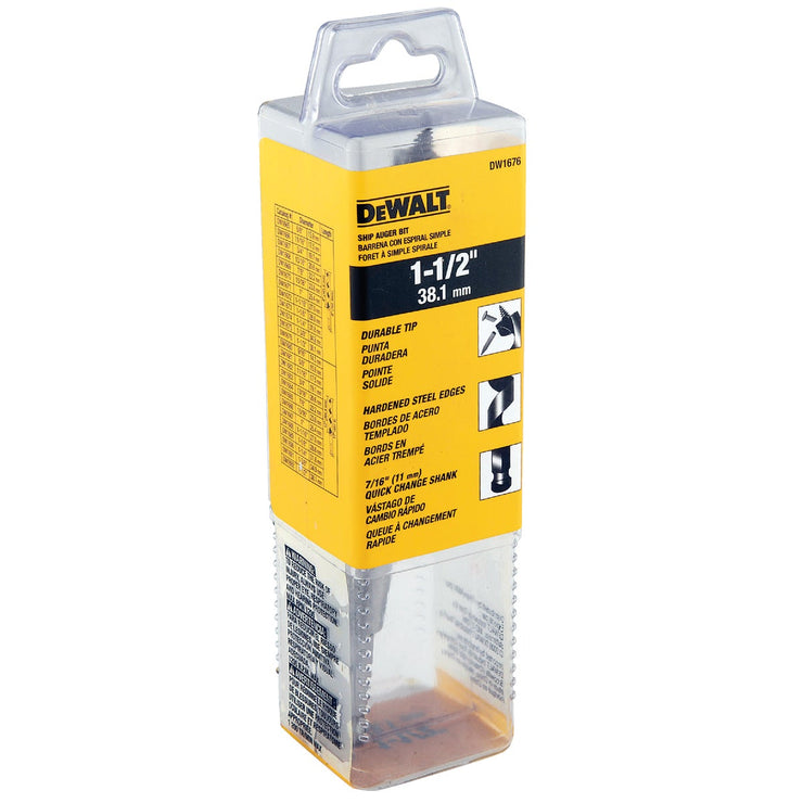 Image of DeWalt Power Ship 1-1/2 In. x 6 In. Quick Change Auger Bit