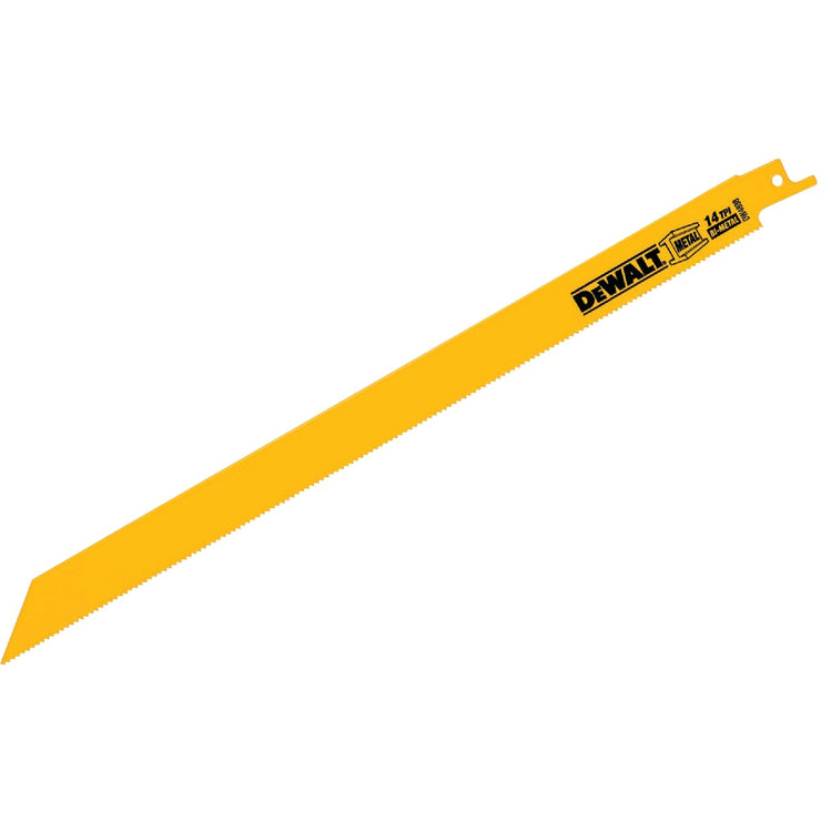 Image of DEWALT 12 In. 14 TPI Bi-Metal Metal Reciprocating Saw Blade (5-Pack)