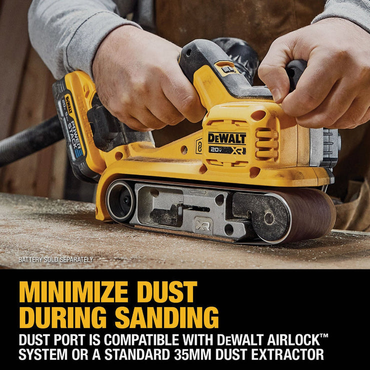 Image of DEWALT 20V MAX XR Brushless 3 In. x 21 In. Cordless Belt Sander (Tool Only)