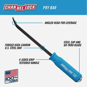 Image of Channellock Professional Pry Bar Set (3-Piece)