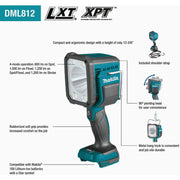 Image of Makita 18 Volt LXT Lithium-Ion LED Cordless Flashlight/Spotlight (Tool Only)