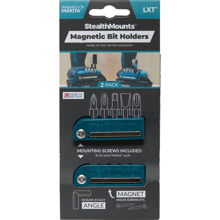 Image of StealthMounts Magnetic Bit Holders for Makita 18/40V (2-Pack)
