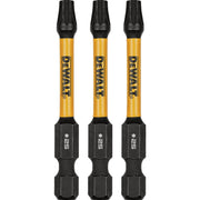 Image of DEWALT FlexTorq 2 In. T25 TORX Impact Screwdriver Bit (3-Pack)