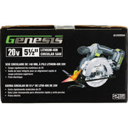 Image of Genesis 20 Volt Lithium-Ion 5-1/2 In. Cordless Circular Saw Kit