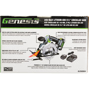 Image of Genesis 20 Volt Lithium-Ion 5-1/2 In. Cordless Circular Saw Kit