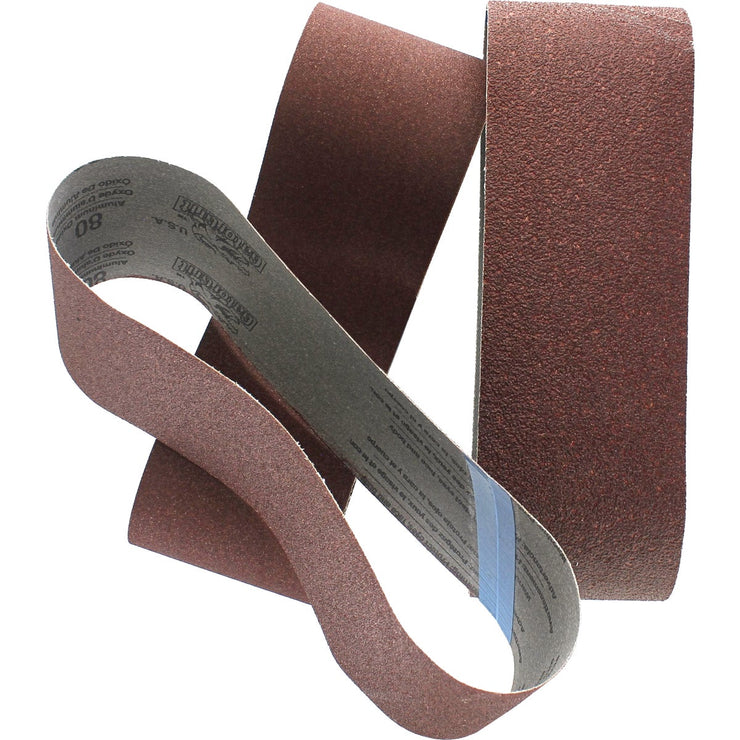 Image of Gator 3 In. x 21 In. 50/80/120 Grit Sanding Belt (5-Pack)