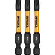 Image of DEWALT FlexTorq 2 In. T30 TORX Impact Screwdriver Bit (3-Pack)