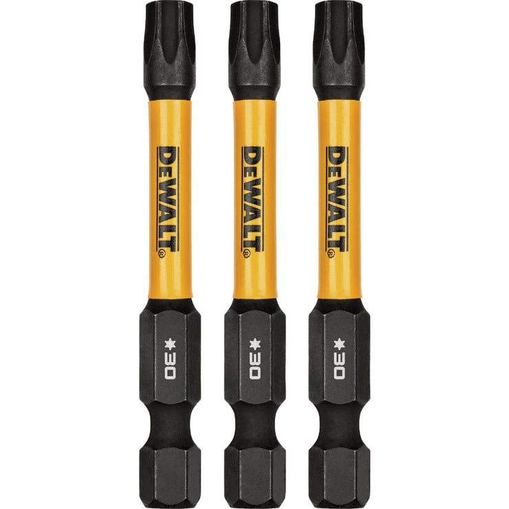Image of DEWALT FlexTorq 2 In. T30 TORX Impact Screwdriver Bit (3-Pack)