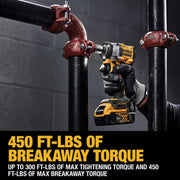 Image of DEWALT ATOMIC 20V MAX Brushless 3/8 In. Cordless Impact Wrench with Hog Ring Anvil (Tool Only)
