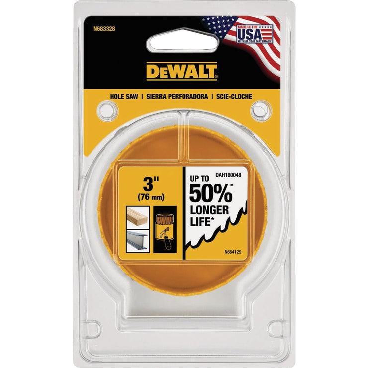 Image of DEWALT 3 In. Bi-Metal Hole Saw