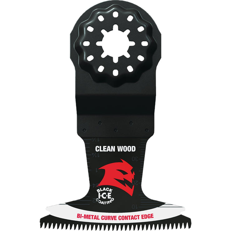 Image of Diablo 2-1/2 in. Universal Fit Bi-Metal Oscillating Blade for Clean Wood (3-Pack)