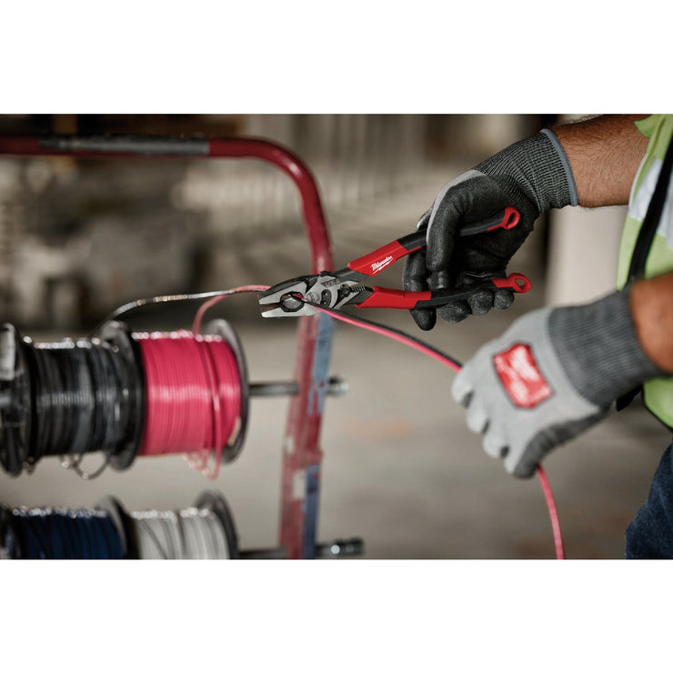 Image of Milwaukee 9 In. Comfort Grip Linesman Pliers with Crimper and Bolt Cutter