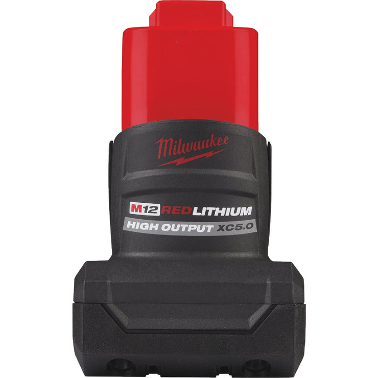 Image of Milwaukee M12 REDLITHIUM 12 Volt Lithium-Ion 5.0 Ah High Output CP5.0 Tool Battery