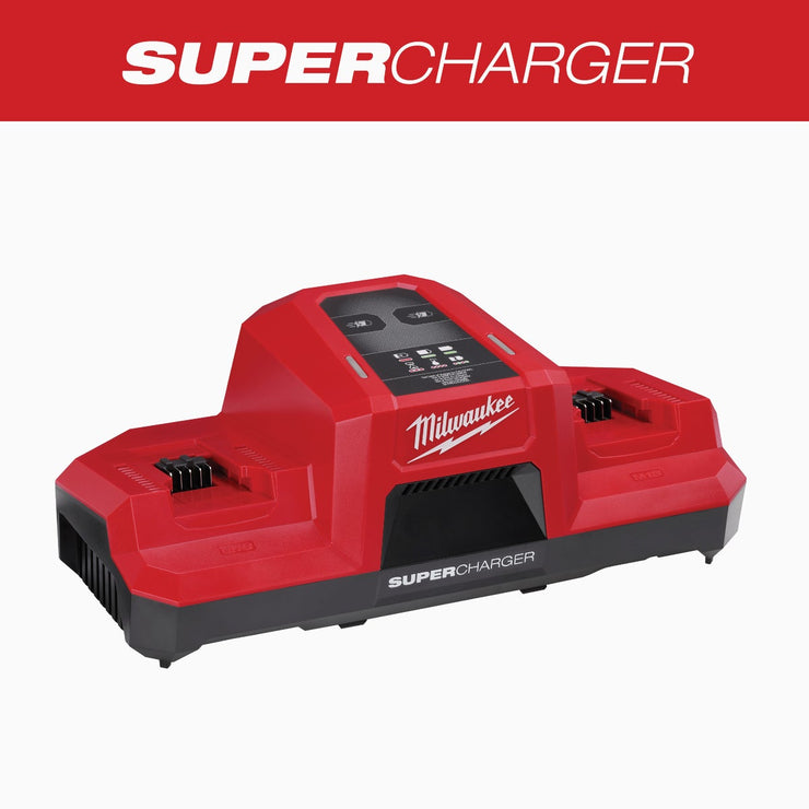 Image of Milwaukee M18 Dual Bay Simultaneous Super Battery Charger