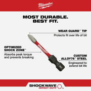 Image of Milwaukee SHOCKWAVE 54-Piece Impact Duty Screwdriver Bit Set