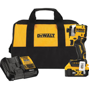Image of DEWALT ATOMIC 20V MAX Brushless 1/4 In. Cordless Impact Driver Kit with 5.0 Ah Battery & Charger