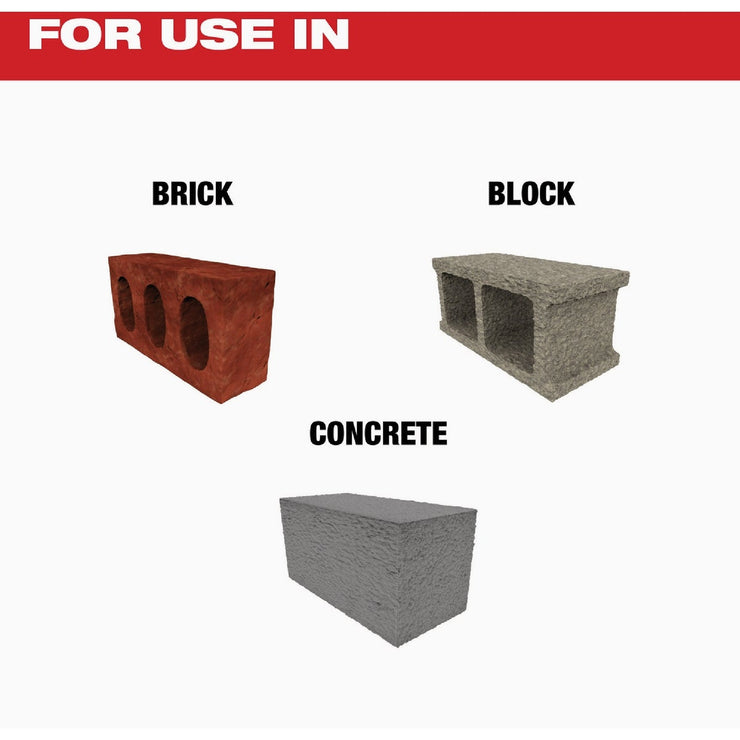 Image of Milwaukee 6-Piece SDS Plus MX4 4-Cutter & Chisel Kit