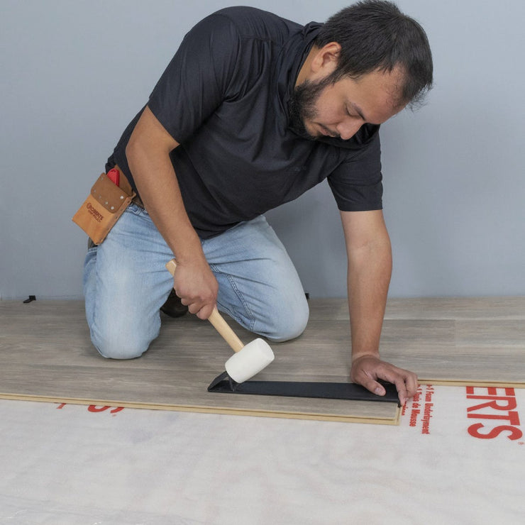 Image of QEP 16 Oz. White Rubber Tile Tapping Mallet
