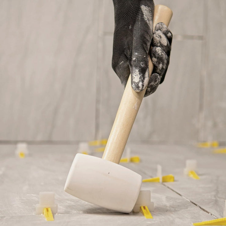 Image of QEP 16 Oz. White Rubber Tile Tapping Mallet