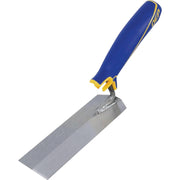 Image of QEP 6 In. x 2 In. Flat Margin Trowel with Bucket Hook & Comfort Grip