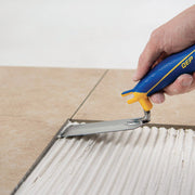 Image of QEP 6 In. x 2 In. Flat Margin Trowel with Bucket Hook & Comfort Grip