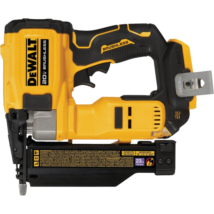 Image of DEWALT ATOMIC 20V MAX 23-Gauge Brushless Cordless Pin Nailer (Tool Only)