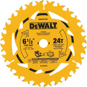 Image of DEWALT 6 1/2 In. 24-Tooth Framing Circular Saw Blade