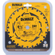 Image of DEWALT 6 1/2 In. 24-Tooth Framing Circular Saw Blade
