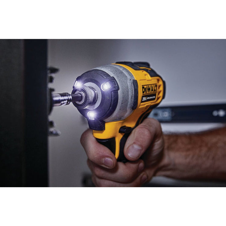 Image of DEWALT ATOMIC 20V MAX Brushless 1/4 In. Compact Cordless Impact Driver Kit with 2.0 Ah Battery & Charger