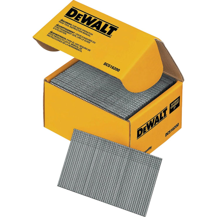 Image of DEWALT 2 In. 16-Gauge Galvanized Straight Finish Nails (2500 Ct.)