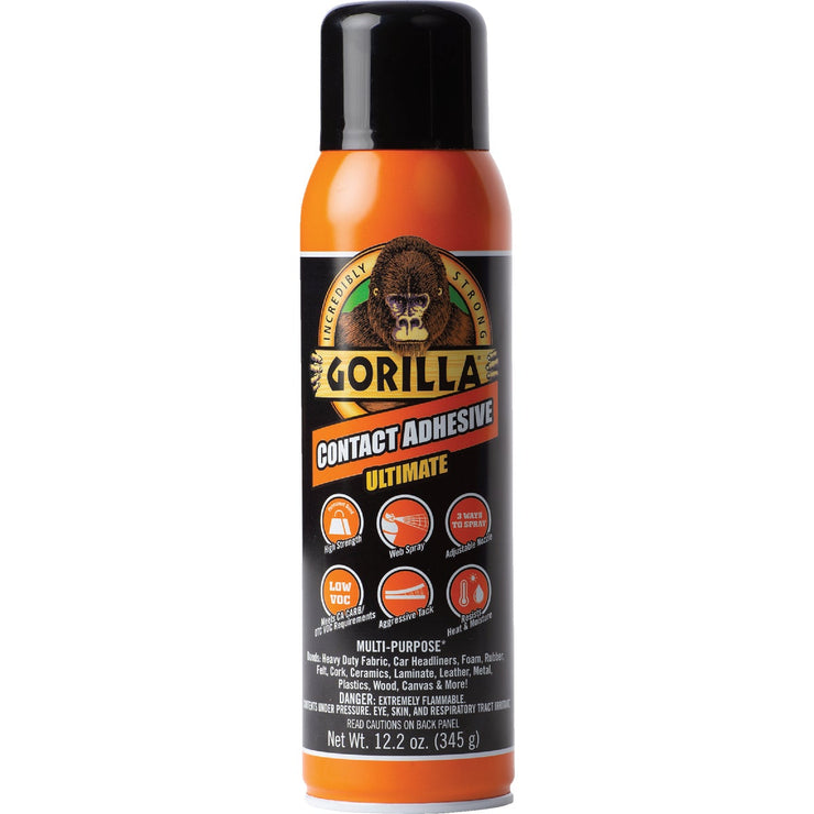 Image of Gorilla 12.2 Oz Ultimate Spray Contact Adhesive