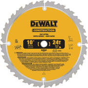 Image of DEWALT 10 In. 24-Tooth Circular Saw Blade
