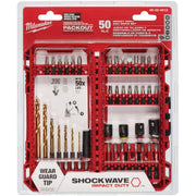 Image of Milwaukee SHOCKWAVE Impact Duty Drill & Drive Set (50-Piece)