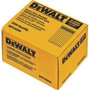 Image of DEWALT 2-1/2 In. 16-Gauge Galvanized Straight Finish Nails (2500 Ct.)